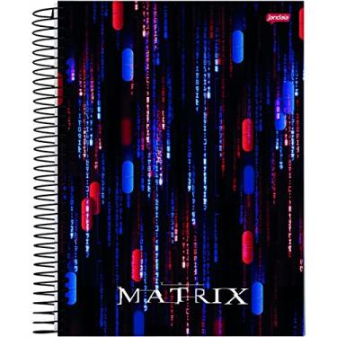 Imagem de Caderno Espiral Jandaia 1 Mat 80Fls Matrix Pilulas