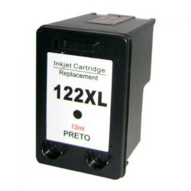 Imagem de Cartucho de tinta Compatível hp 122xl preto - Compatível com impressoras hp Deskjet 1000 2000 2050 3050