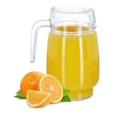 Imagem de Jarra De Vidro Robusto Com Tampa Acrílica Água Suco 1300ml