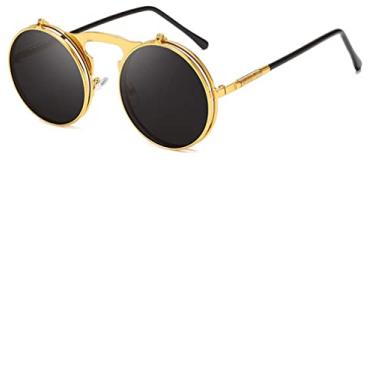 Imagem de Steam punk Sunglasses Men Fashion Street Beat Round Eyeglasses Outdoor Oculos De Sol Feminino UV400,1,China