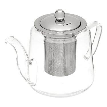 Imagem de Mimo Style Bule Vidro Borossilicato com Infusor de Aço Inoxidável para Chá. Possui Bico e Alça, Vai Ao Fogo e na Máquina Lava-Louças