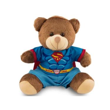Imagem de Urso De Pelúcia Super Homem 30cm - Toybrink
