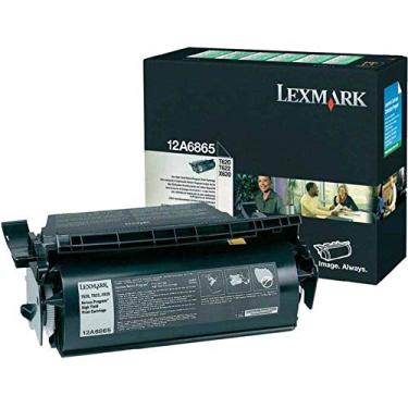 Imagem de Cartucho de toner Lexmark 12A6865 de alto rendimento, preto - em embalagem de varejo