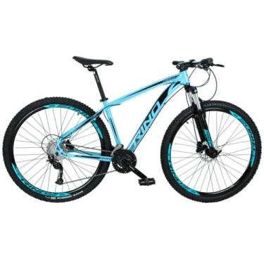 Imagem de BICICLETA ARO 29 RINO EVEREST TRAS. ALIVIO - 27V - 7.0 (Azul Piscina, 15)