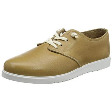 Imagem de Hush Puppies Sapatilha Oxford Casual Feminina, Nobuck marrom, 7.5
