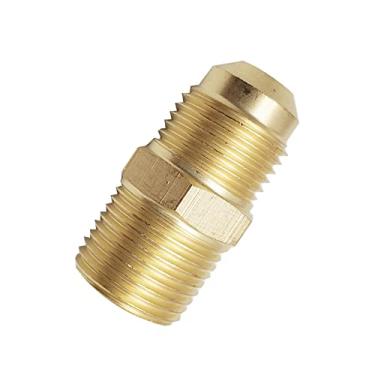 Imagem de 5/8"-18 UNF Macho 3/8";?Flare SAE x 3/8";?Encaixe de lat?o do conector do acoplador macho NPT para v¨¢lvula, H