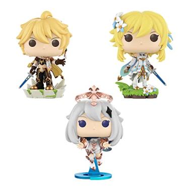 Imagem de Funko Pop! Genshin Impact Set of 3 - Aether, Lumine and Paimon