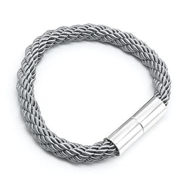 Imagem de Fivela de cortina de renda de cortina cinza Suporte de fivela de cortina de renda magnética, 1 peça