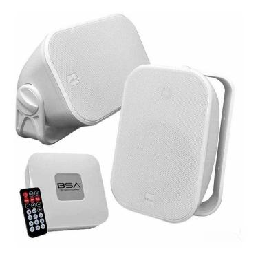 Imagem de Kit Fácil Bsa Caixa Aw6 + Amplificador Bluetooth Usb Sd Card