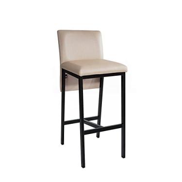 Imagem de Banqueta Nápoles B330 Compoarte Preto/bege