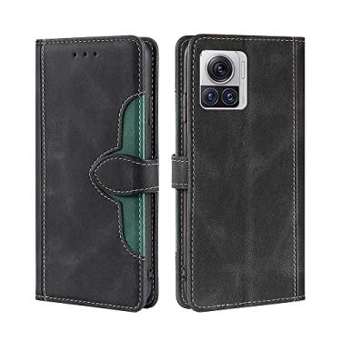 Imagem de For Motorola Moto X30 Pro 5G / Edge 30 Ultra Skin Feel Magnetic Buckle Leather Phone Case