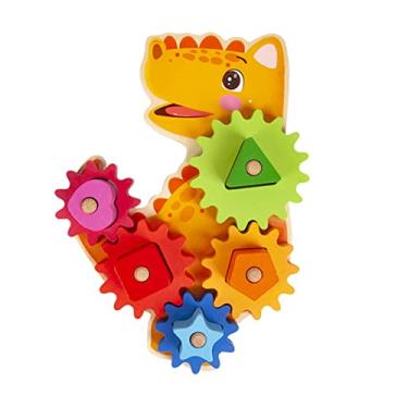 Imagem de TOYANDONA 1 Conjunto Blocos Empilhador De Quebra-cabeça Correspondente Brinquedos Educativos Montessori Brinquedos Da Haste Da Criança Terno Infantil Empilhar Criança Pequena De Madeira