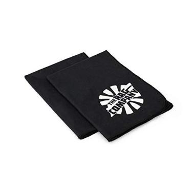 Imagem de The Rag Company (2 pacotes premium de microfibra preta 61 x 91 cm para-lama de tecido de camurça