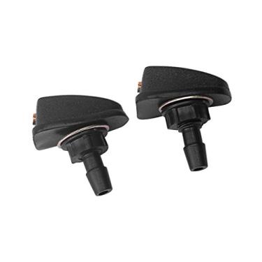 Imagem de 55156728AB Substituição perfeita para JEEP WRANGLER 96-17, 02-18 DODGE RAM 1500 2500 3500 Truck Pickup Parafuso Automotivo Capuz Único Orifício Para-brisa Limpador de Para-brisa Bocal de Água Spray Pacote com 2