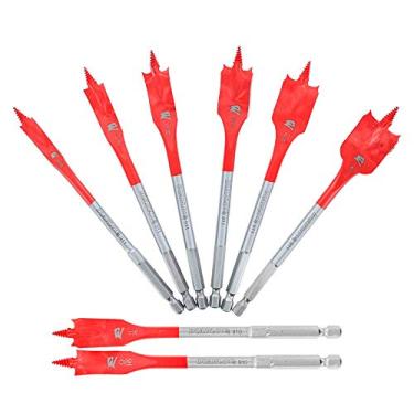Imagem de Diablo Conjunto de 8 peças SPEEDemon Spade (3/8", 1/2", 5/8", 3/4", 7/8", 1", 9/16", 11/16") para Madeira