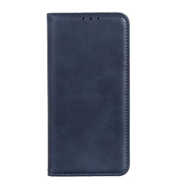 Imagem de YINGDAFENG Capa flip para Google Pixel 7, capa carteira magnética de couro PU com slots para cartão e proteção de câmera à prova de choque revestimento interno de TPU à prova de choque, azul