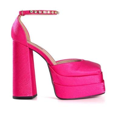 Imagem de Sapato Feminino Zariff Metalizado Rosa