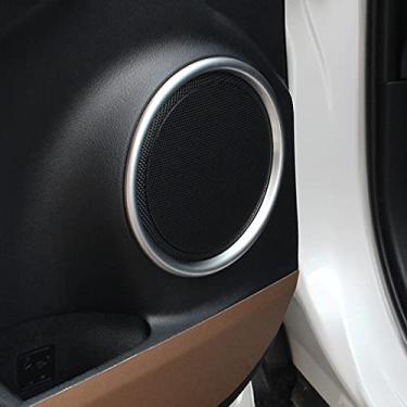 Imagem de JIERS Acessórios de estilo de carro ABS fosco para tampa de buzina interna de porta de carro para Lexus NX 200t 300h 2015 2016 2017