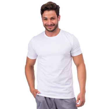 Imagem de Camiseta Dry Fit Masculina Esportes Academia Lisa - Tech Malhas