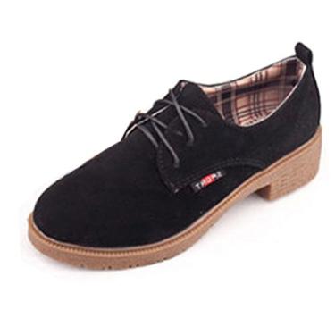 Sapato plataforma plataforma plataforma plataforma feminino Creepers com  cadarço liso moderno Oxford, Preto, 9.5