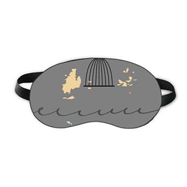 Imagem de Cage Abstract Plants Art Pattern Sleep Eye Shield Soft Night Vlindfold Shade Cover