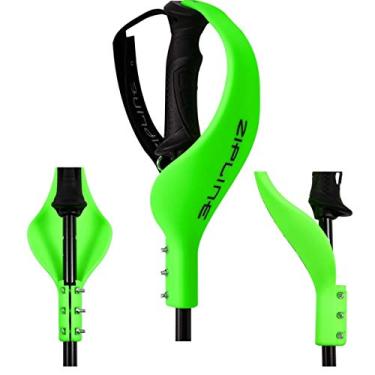 Imagem de Zipline Ski Protetor de mão de corrida para proteção premium para bastões de esqui downhill para maior segurança, essencial para pilotos competitivos de esqui downhill