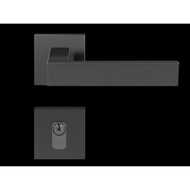 Imagem de Fechadura em Zamac Beethoven ta Quadrada 55mm Grafite Escovado Pado