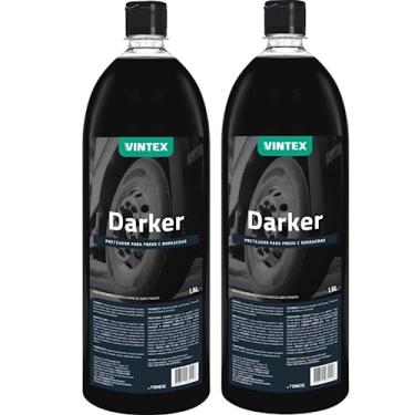 Imagem de 2 Darker Restaurador Renovador de Pneu Pretinho Borracha 1,5l Vintex