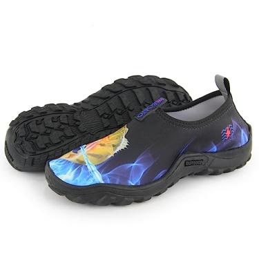 Imagem de Bono Sapatilha Náutica Neoprene Tênis Híbrido Praia Cachoeira Água - Adulto Unissex - Peixe - 33/34 a 43/44