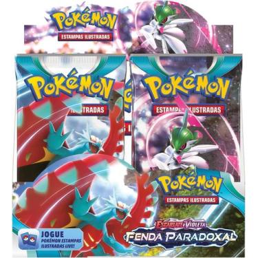 Box Pokémon Treinador Avançado Escarlate e Violeta miraidon em Promoção na  Americanas