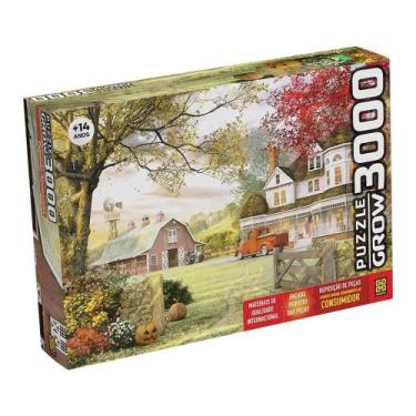 Quebra-cabeça Puzzle 1000 peças Casa no Lago