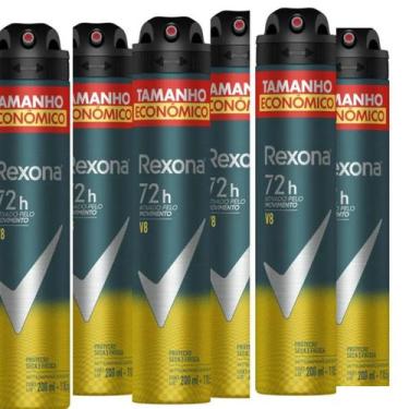 Imagem de Kit 12 Desodorante Aerosol Rexona Men V8 Tamanho Econômico 200ml