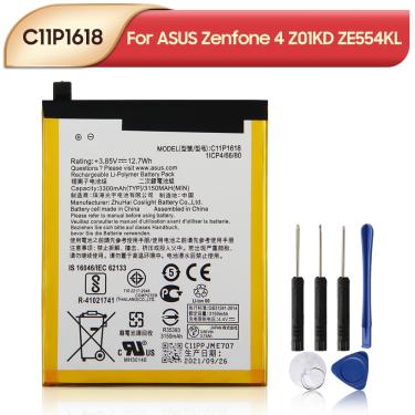 Imagem de Bateria de Substituição Original para ASUS Zenfone 4 Z01KD ZE554KL  3150mAh Bateria Do Telefone