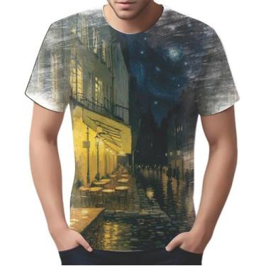 Imagem de Camiseta Camisa Van Gogh Releitura Café No Terraço À Noite 4 - Enjoy S