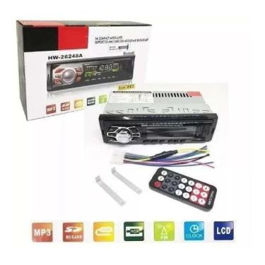 Imagem de Som Automotivo Mp3 Com Usb Radio Carro Visor Hw-26249A