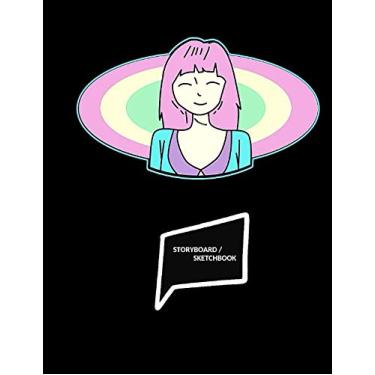 Imagem de My Anime &: Manga Planet: Storyboard I 8,5"x 11", 110 Blank Comics Action Pages I Drawing your own Comic Book for Japanese Lover I For Girls, Teens - ... script I Funny Composition Cartoon Logbook