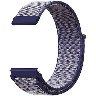 Imagem de Hoopyeecase 20mm Quick Release Pulseiras de relógio Compatível para Samsung Galaxy Watch 42mm/Samsung Active 2 44mm 40mm/Gear S2 Classic/Garmin Vivoactive 3 Nylon Substituição Correia Esportiva