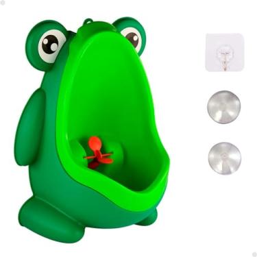 Imagem de Mictório Infantil Portátil Penico Treinamento para Meninos Modelo Sapinho Lorben