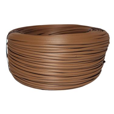 Imagem de Fibra Junco Sintético Meia Cana 6mm rolo de 600 metros com proteção UV (Chocolate)
