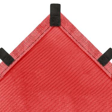 Imagem de Tela Sombrite Vermelho 90% 4x4 Sombreamento Toldo Garagem