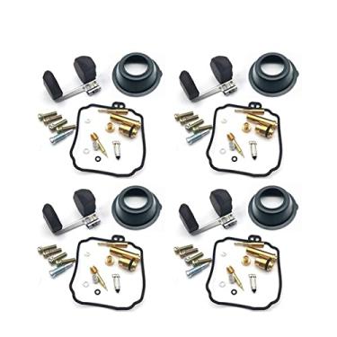 Imagem de Kit de reparo de boia de diafragma a vácuo para XV250 Virago 1995-2007 XVS650 V-STAR 1998-2015 XVS XV 650 250 (4 conjuntos)