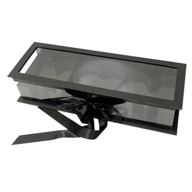 Imagem de Generic Caixa de presente para mamãe, caixa de presente recarregável, elegante, caixa de embalagem de sabonete eterno para dia dos namorados, decoração, preto