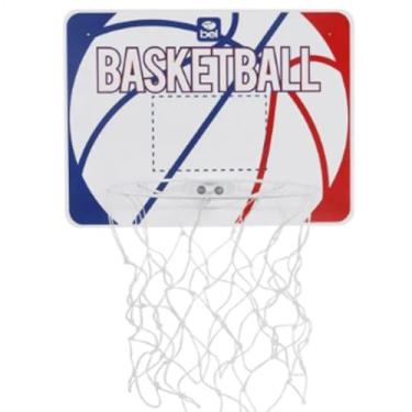 Imagem de BELFIX, Tabela de Basquete Com Aro e Rede Branco Vermelho e Azul
