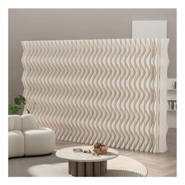 Imagem de Biombo Separador de Ambiente Moderno, Painel Divisor de Ambiente Portátil E Divisória de Ambiente Fácil de Mover, Para Sala de Estar, Escritório, Área de Lazer(3x2m/9.84x6.56ft)