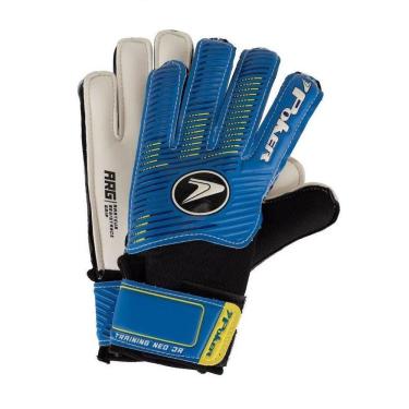 Imagem de Luva De Futebol De Campo Poker Training Neo Azul/Preto