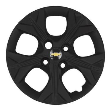 Imagem de Calota 378CB Cubo Baixo Aro 14 Preto Fosco Onix Prisma Ep - Garagem On
