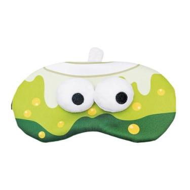 Imagem de Zialofi Máscara Infantil para Bloquear Luz, Conforto para Os Olhos, Ideal para Descanso, Padrão de chá com leite