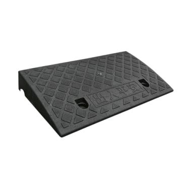 Imagem de Zialofi Almofada de Rampa para Entrada de Veículos, Modelo Triangular, a 6cm Preto