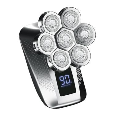 Imagem de Zialofi Barbeador Elétrico Navalha 7D Fácil de Usar Barbear Barba para Homens Careca Escritório Casa