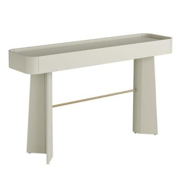 Imagem de Aparador para Sala 136cm com Travessa em Metal 100% MDF - Casa Lar Inc